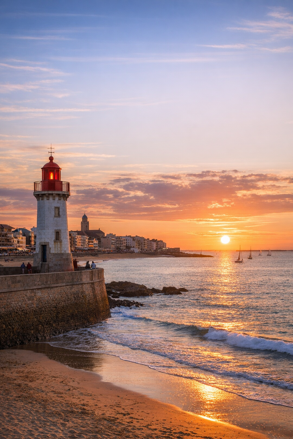 Coucher de soleil en Vendée
